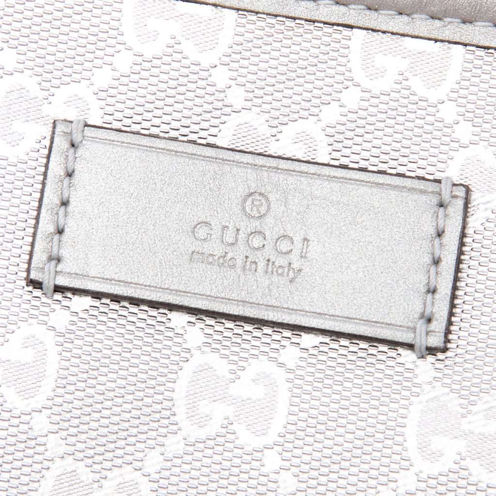 Gucci Large GG Imprime Tote Silver Very good - Box View