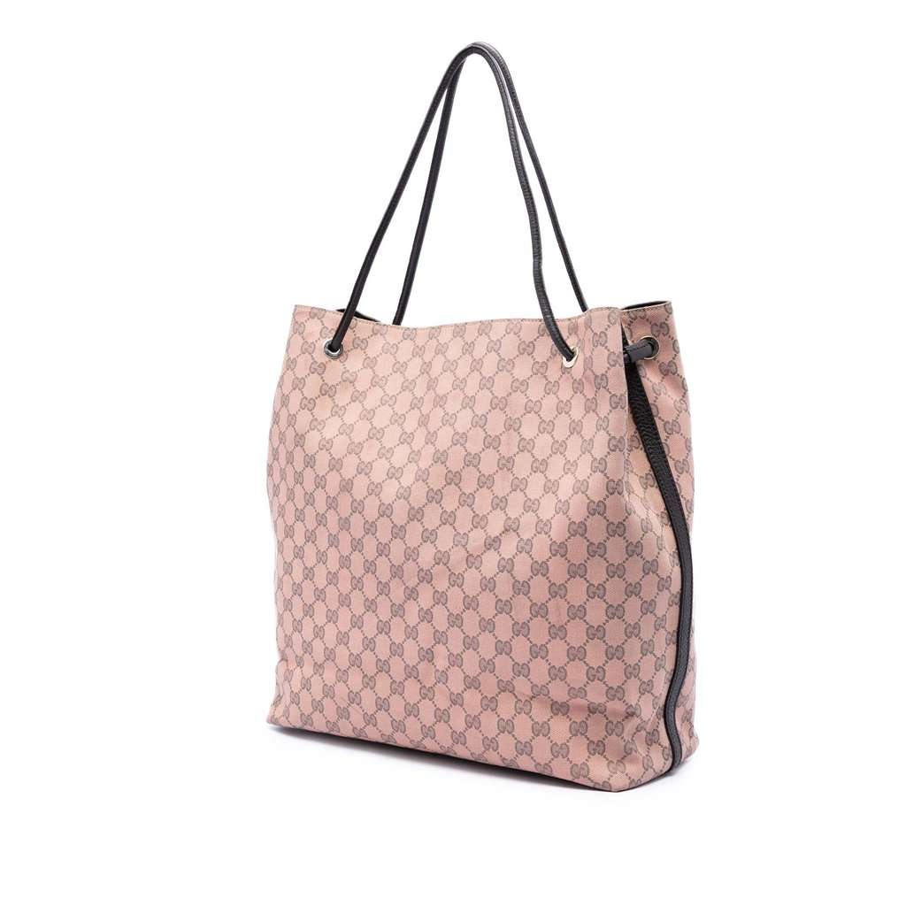 Gucci Large GG Canvas Gifford Tote Beige Very good condition - Back View