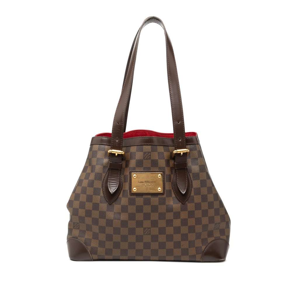 Louis Vuitton Damier Ebene Hampstead MM Brown Very good - Front View