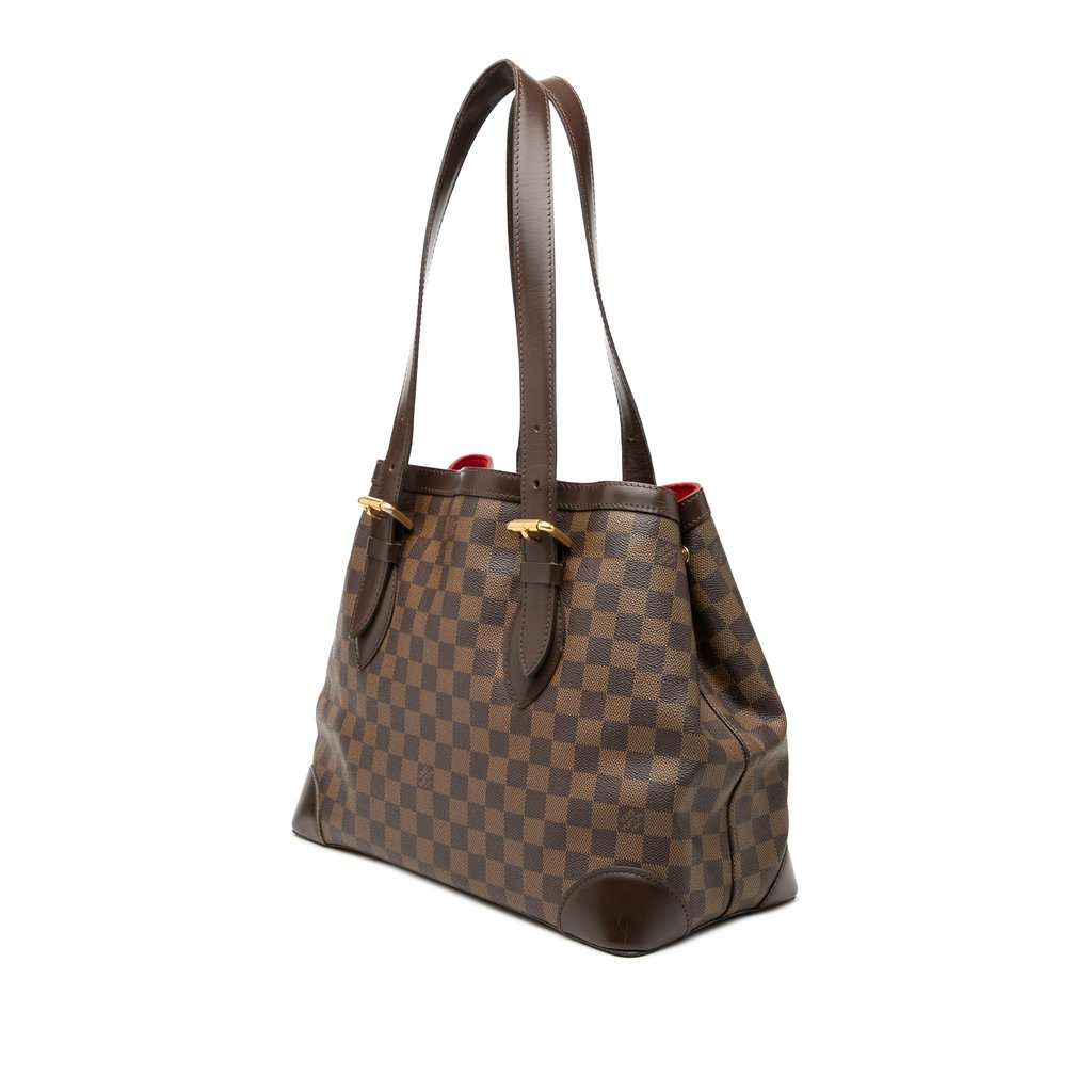 Louis Vuitton Damier Ebene Hampstead MM Brown Very good - Back View