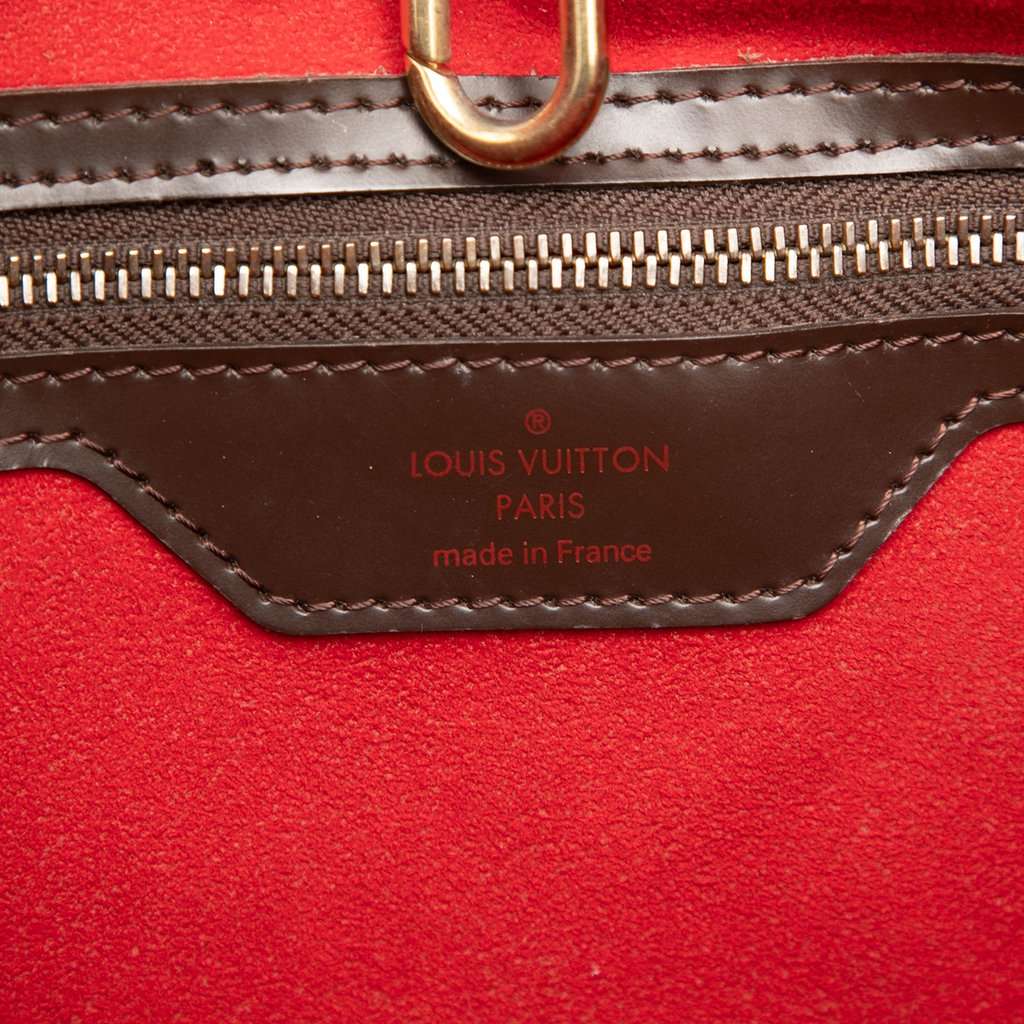 Louis Vuitton Damier Ebene Hampstead MM Brown Very good - Box View
