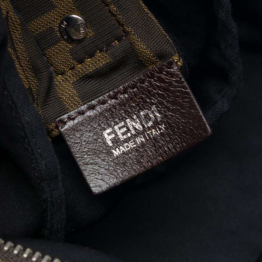 Fendi Zucca Canvas Crossbody Brown Very good - Box View