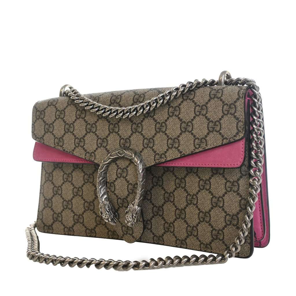 Gucci Medium GG Supreme Dionysus Shoulder Bag Beige Very good condition - Inside View