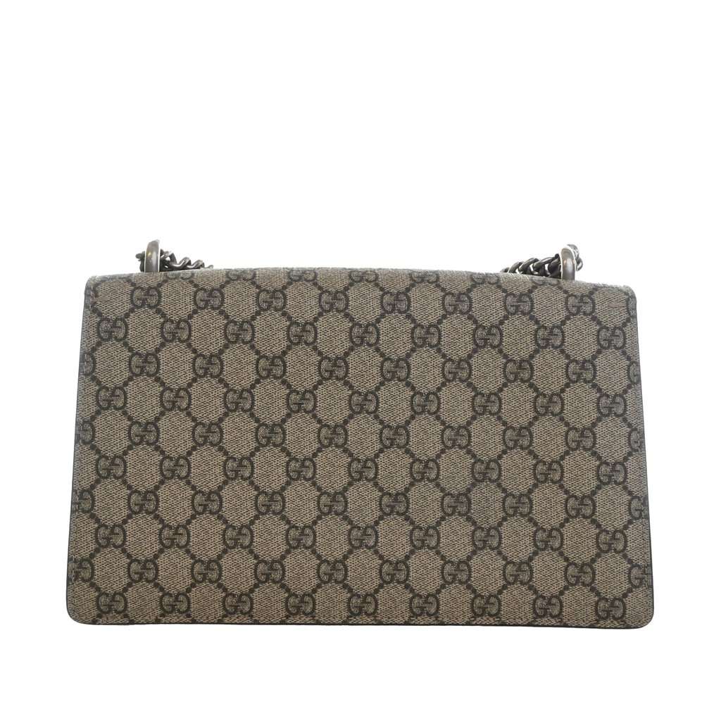 Gucci Medium GG Supreme Dionysus Shoulder Bag Beige Very good condition - Model View