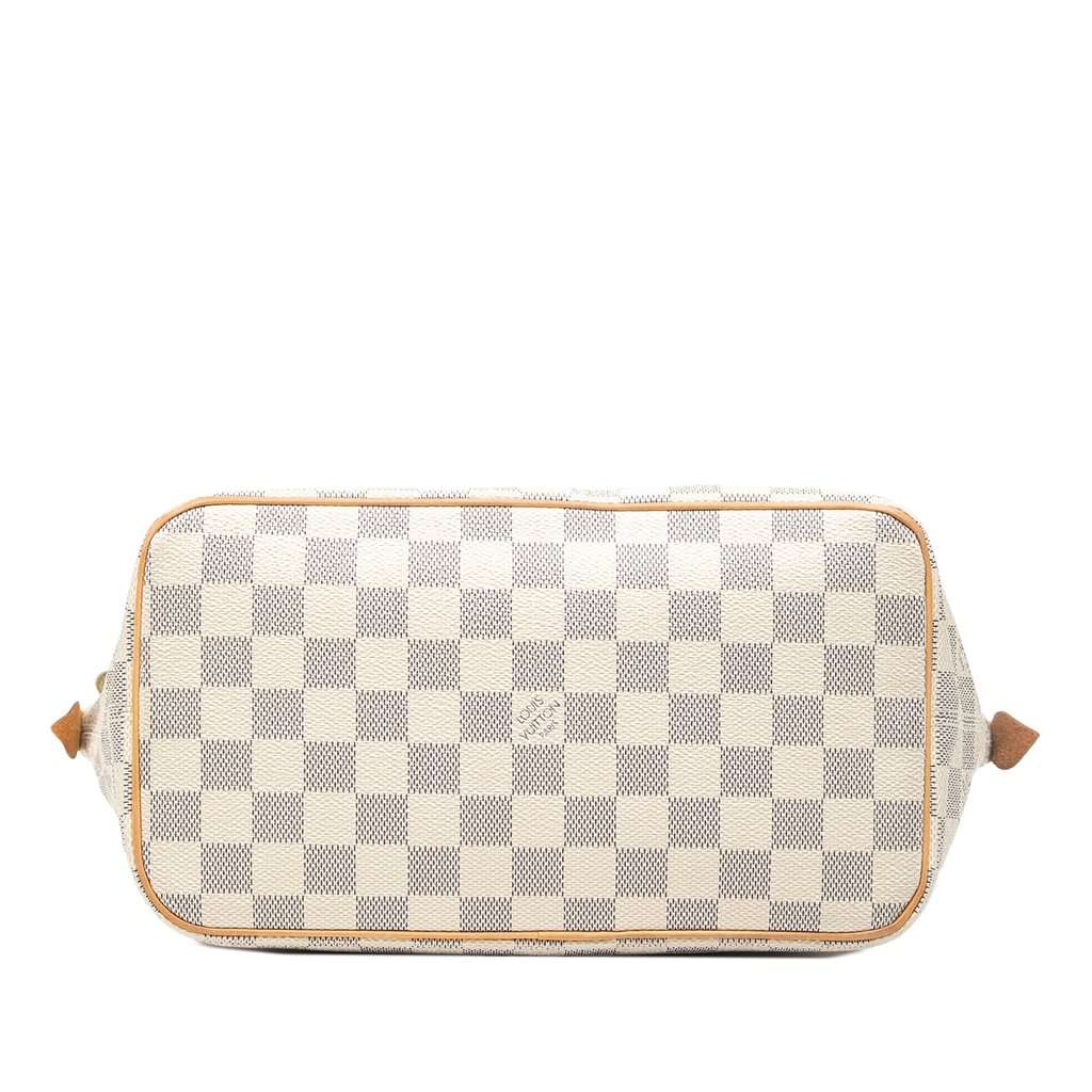 Louis Vuitton Damier Azur Saleya PM White Very good - Inside View