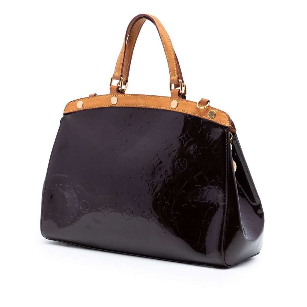 Louis Vuitton Monogram Vernis Brea MM Purple Leather Very good condition - Back View
