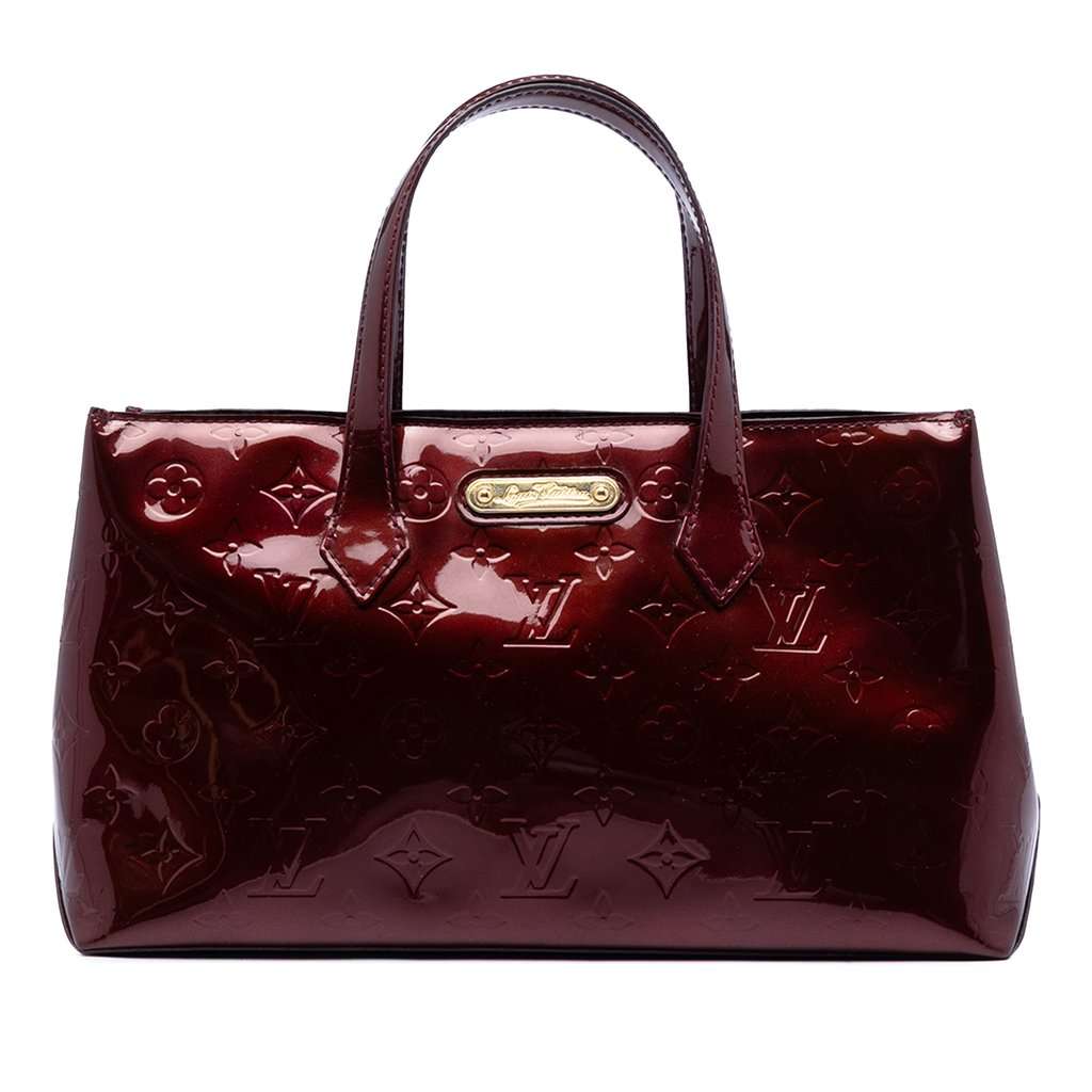 Louis Vuitton Monogram Vernis Wilshire PM Red Leather Very good condition - Front View