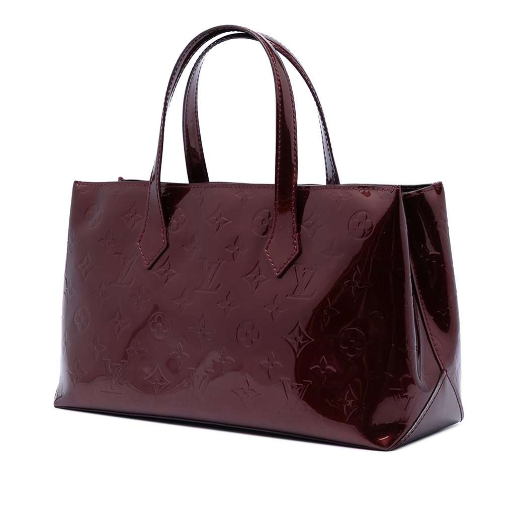 Louis Vuitton Monogram Vernis Wilshire PM Red Leather Very good condition - Back View