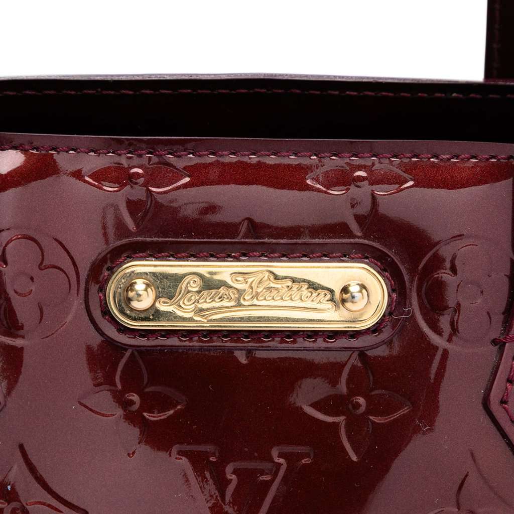Louis Vuitton Monogram Vernis Wilshire PM Red Leather Very good condition - Box View