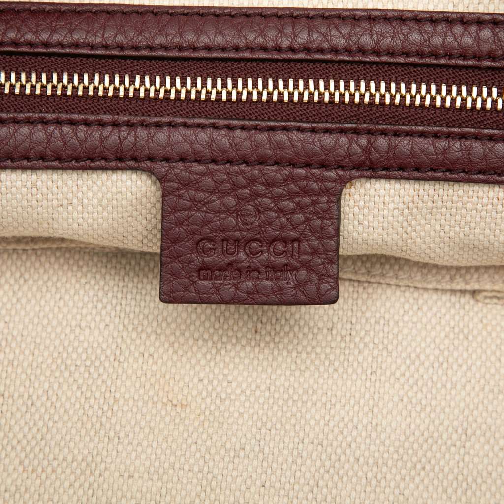 Gucci Medium Leather Soho Crossbody Red Leather Very good condition - Box View