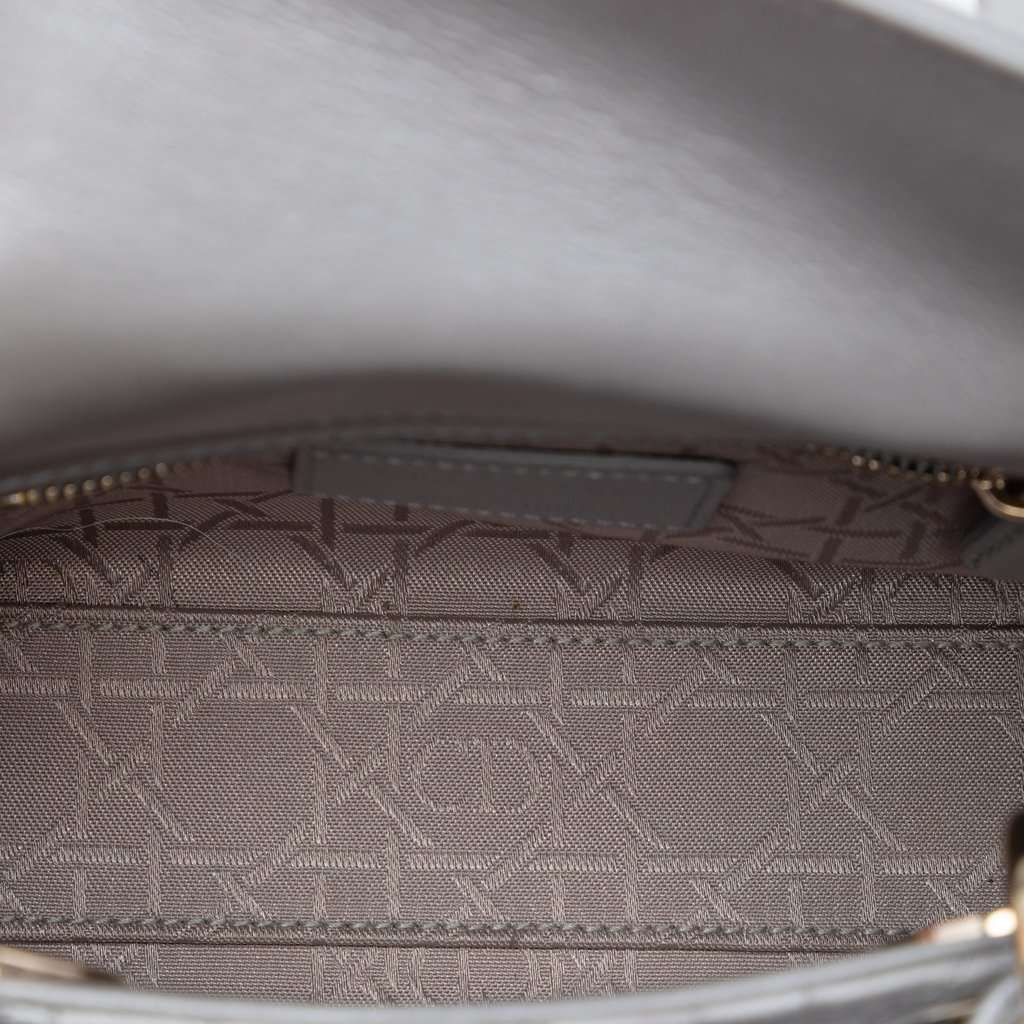 Dior Mini Metallic Lambskin Cannage Lady Dior Other Leather Very good condition - Model View