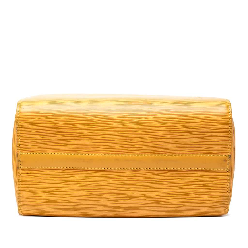 Louis Vuitton Epi Speedy 30 Yellow Leather Very good - Inside View