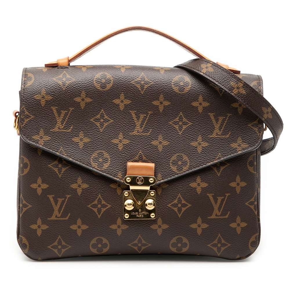 Louis Vuitton Monogram Pochette Metis Brown Very good - Front View