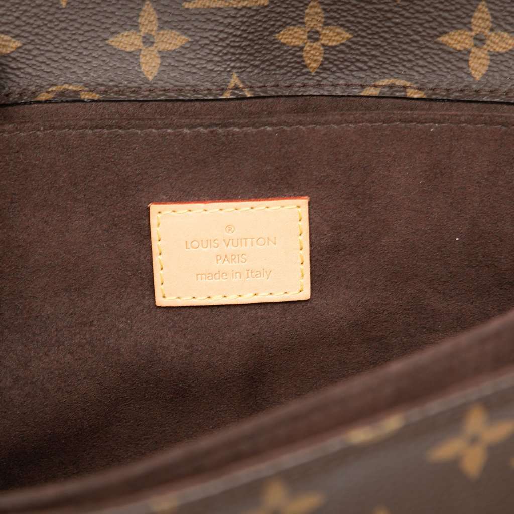 Louis Vuitton Monogram Pochette Metis Brown Very good - Box View