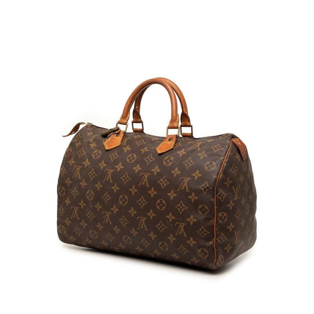 Louis Vuitton Monogram Speedy 35 Brown Very good - Back View