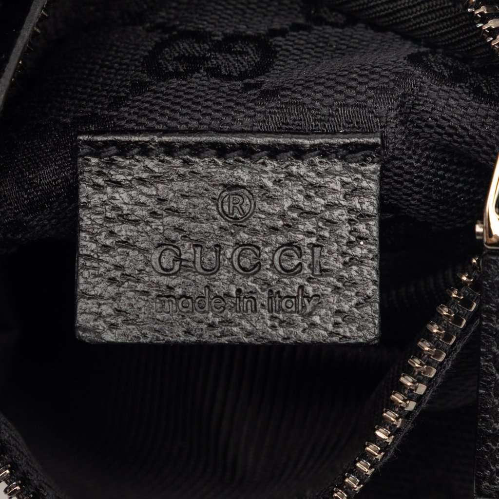 Gucci GG Canvas Double Pocket Belt Bag Black Very good - Box View