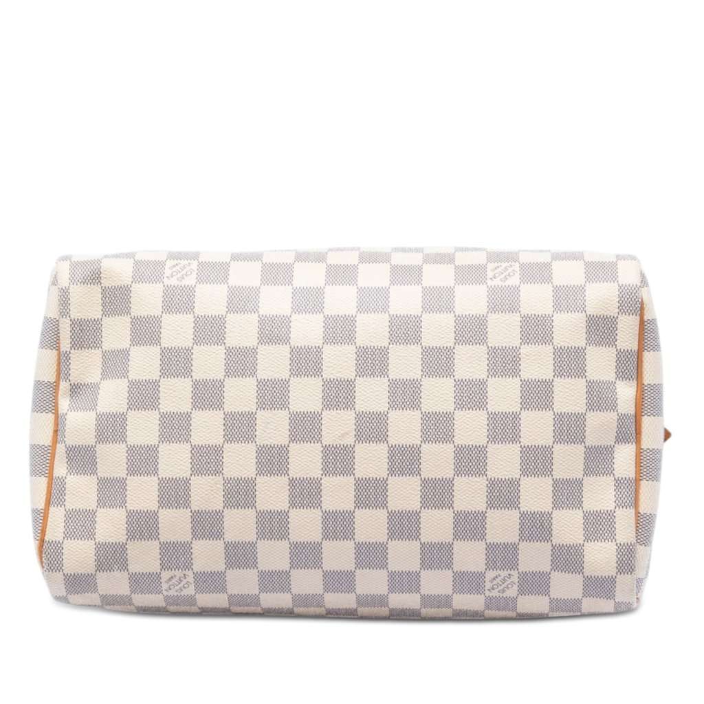 Louis Vuitton Damier Azur Speedy 30 White Very good condition - Inside View