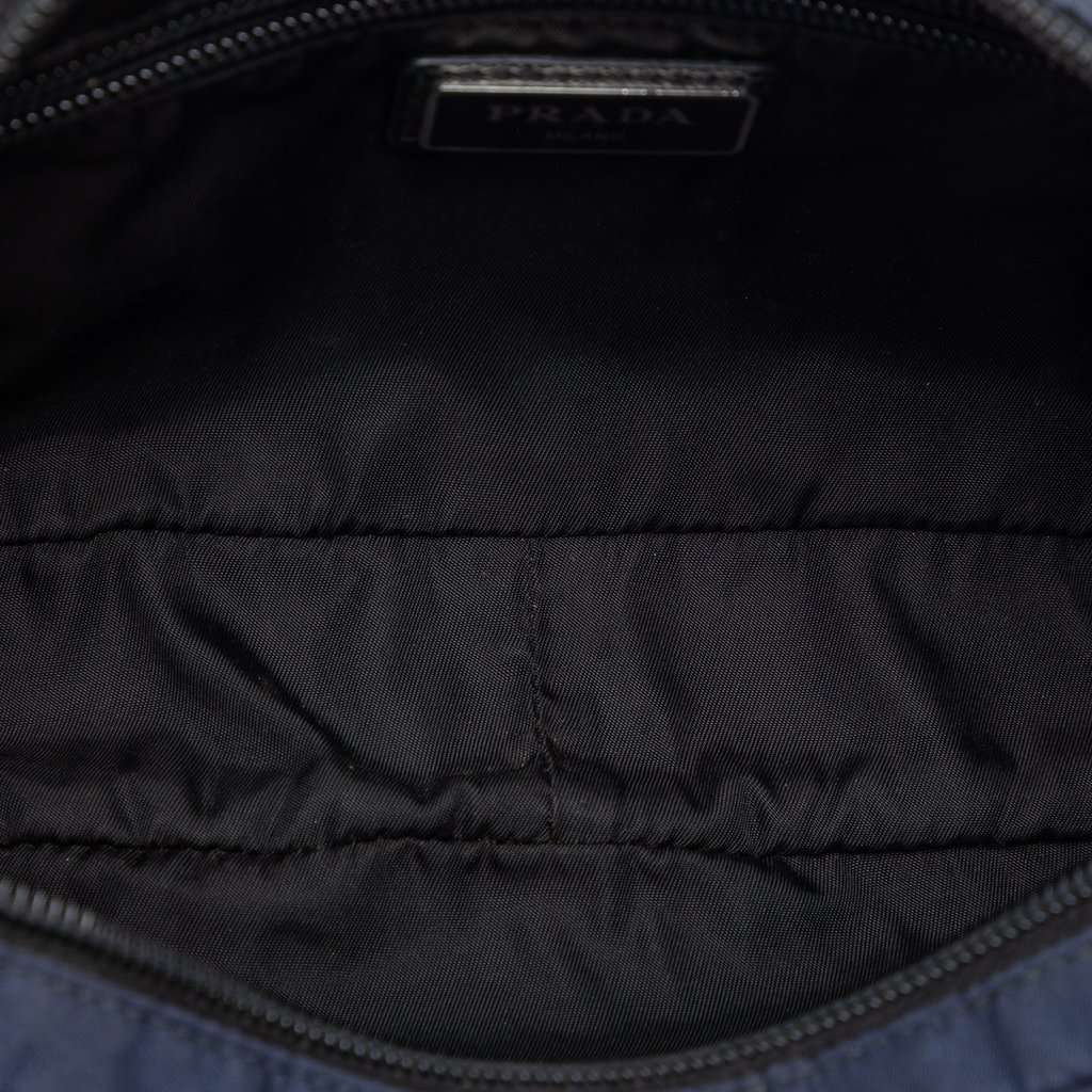 Prada Universal Studios Tessuto Frankenstein Thunder Belt Bag Blue Very good condition - Model View