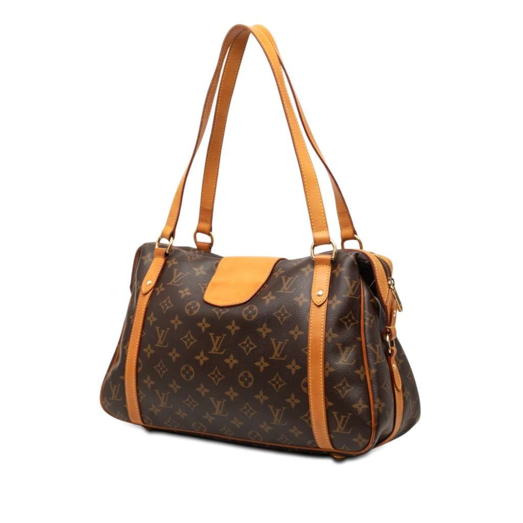 Louis Vuitton Monogram Stresa PM Brown Good condition - Back View