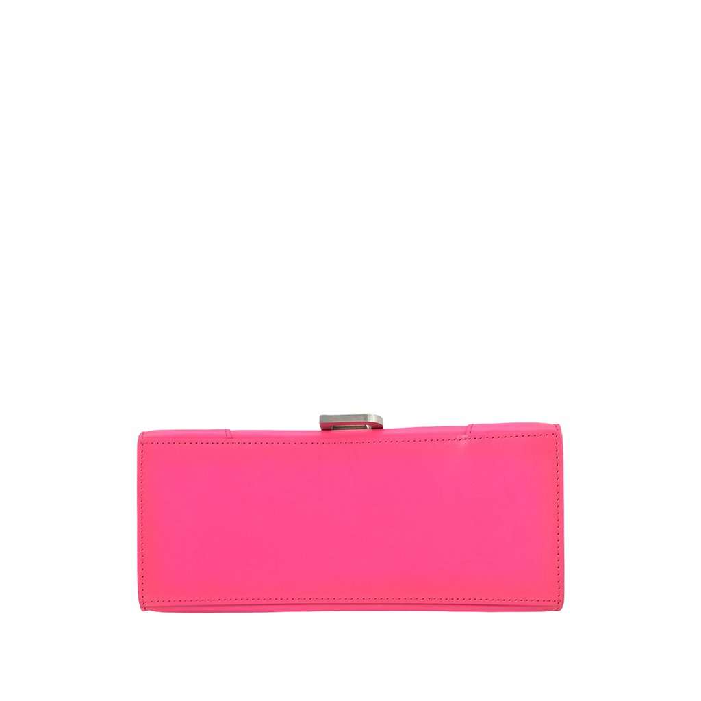 Balenciaga Small Shiny Box Calfskin Hourglass Satchel Pink Leather Very good condition - Inside View