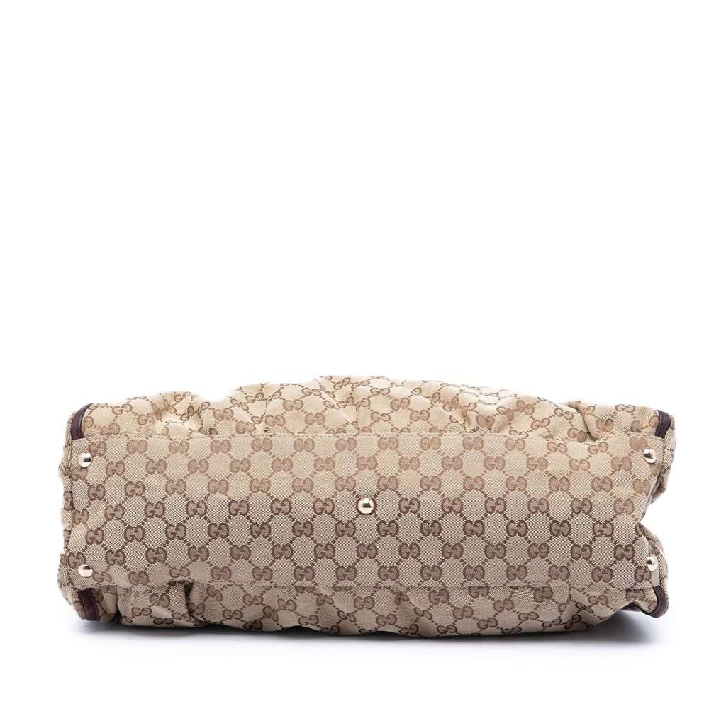 Gucci Large GG Canvas Abbey D Ring Shoulder Bag Beige Very good condition - Inside View