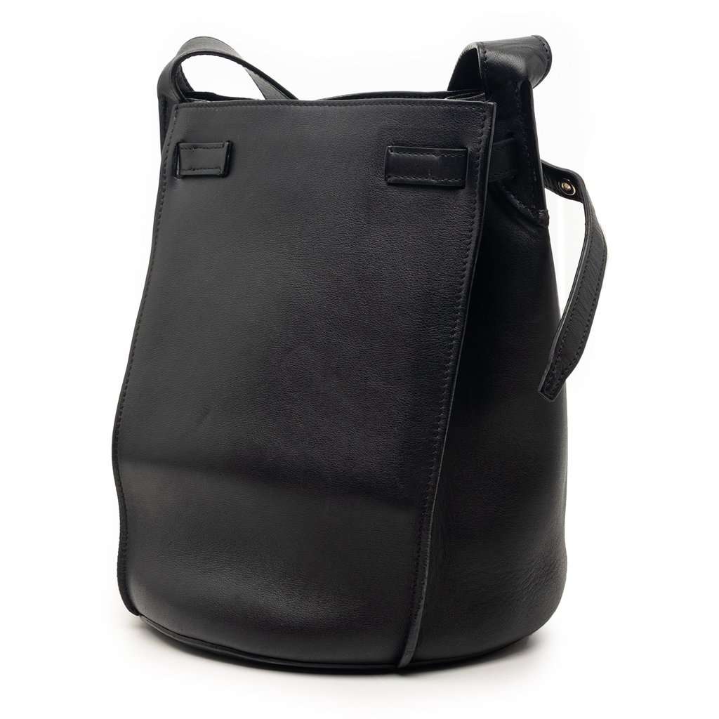 Celine Nano Leather Big Bag Bucket Crossbody Black Leather Very good condition - Back View