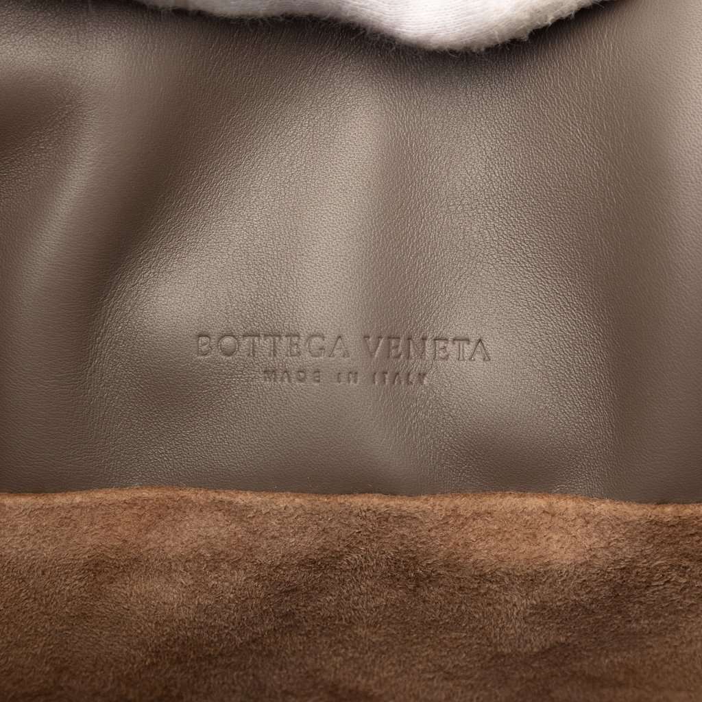 Bottega Veneta Intrecciato Trimmed Leather Tote Brown Leather Very good condition - Box View