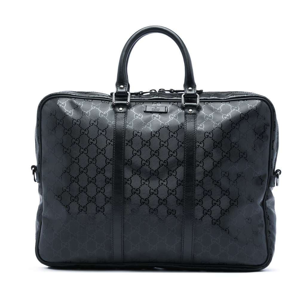Gucci GG Imprime Business Bag Black Very good - Front View