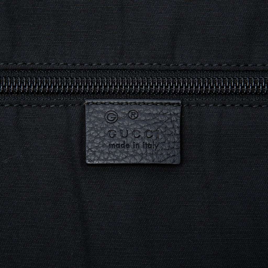 Gucci XL GG Nylon Travel Bag Black Very good - Box View