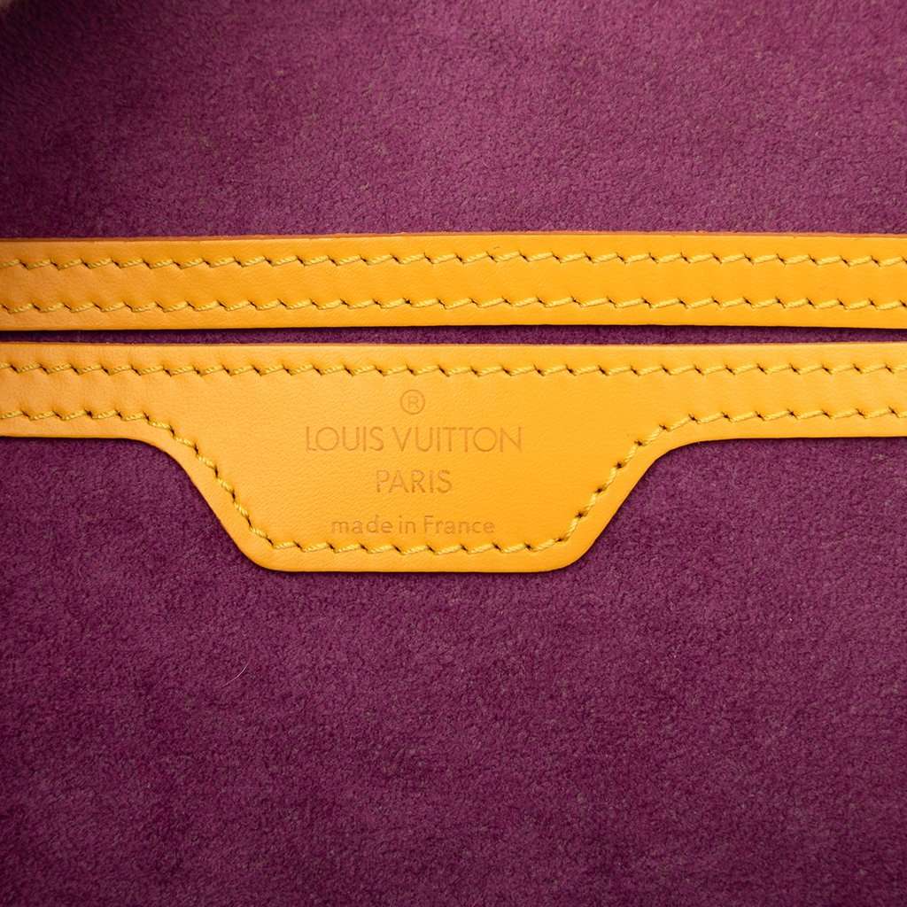 Louis Vuitton Epi Gobelins Yellow Leather Very good condition - Box View