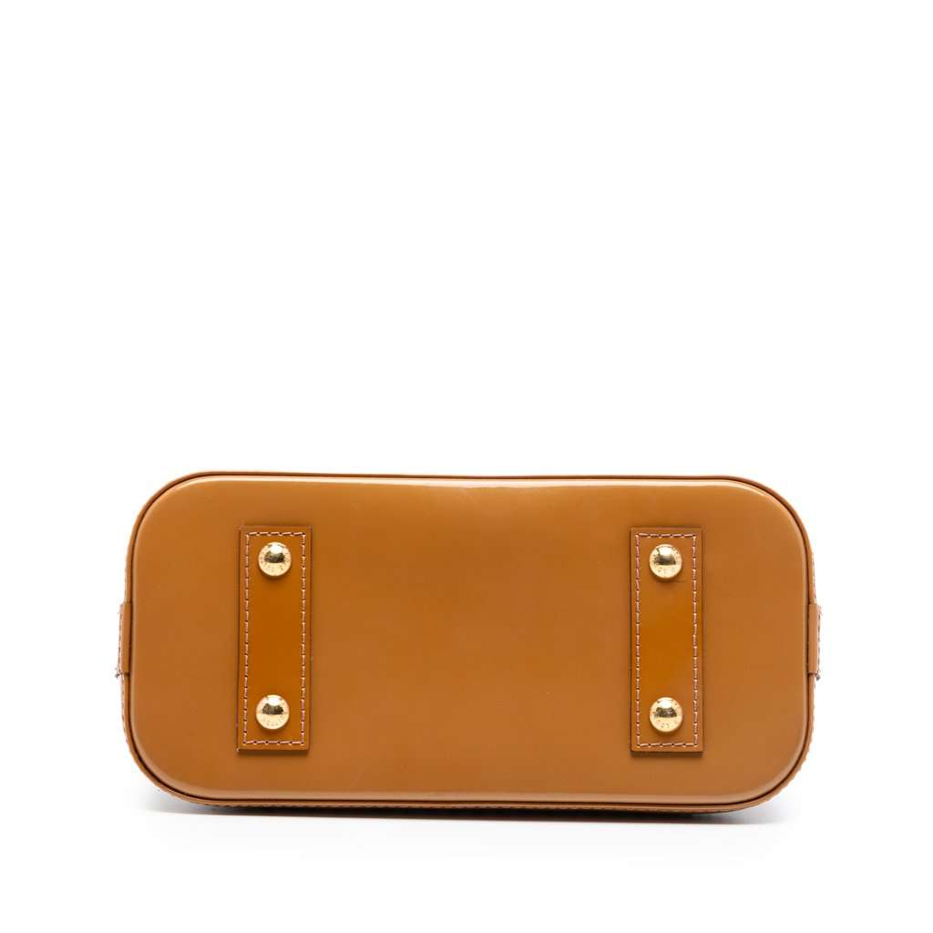 Louis Vuitton Monogram Vernis Alma BB Brown Leather Very good condition - Inside View