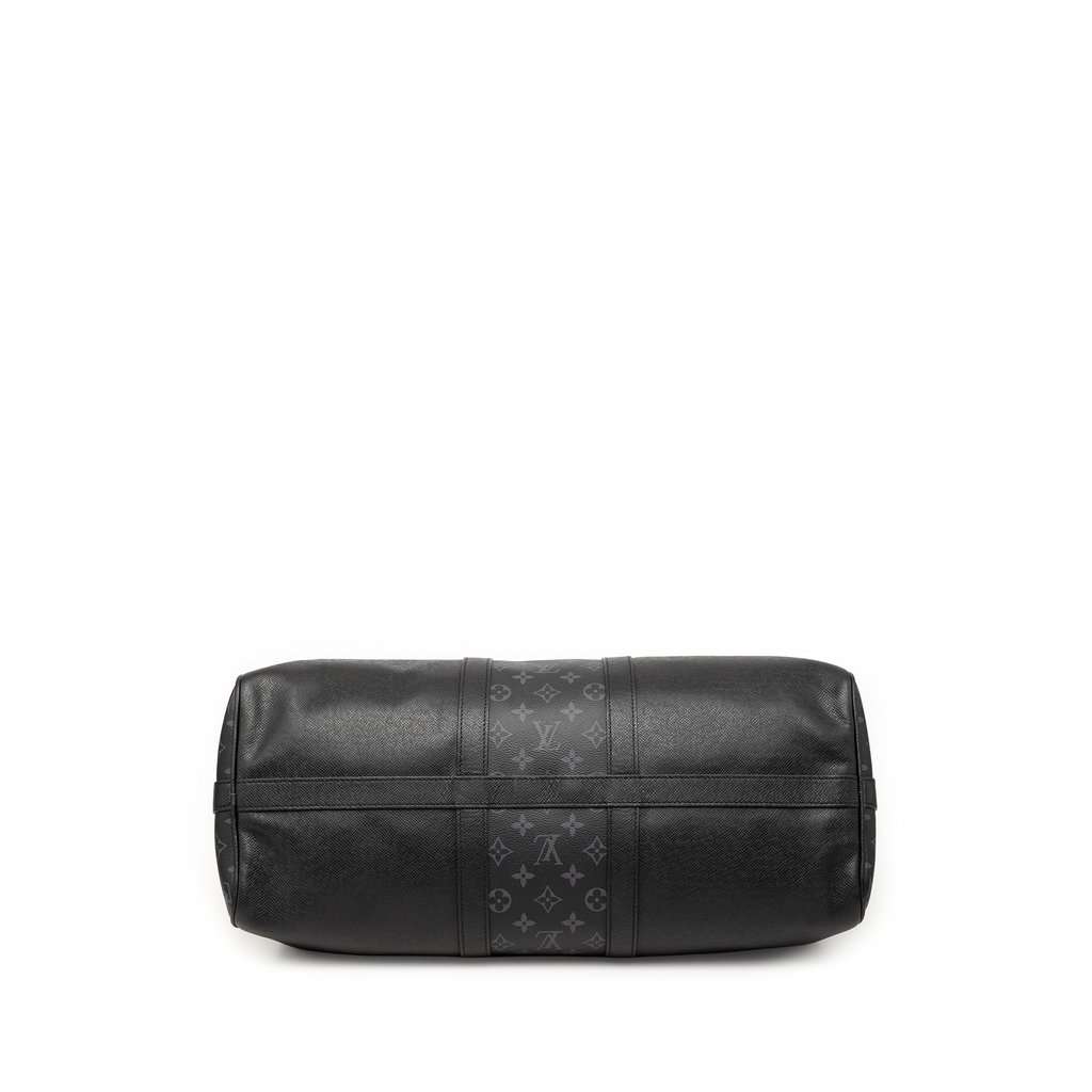 Louis Vuitton Taiga Keepall Bandouliere 50 Black Leather Very good condition - Inside View