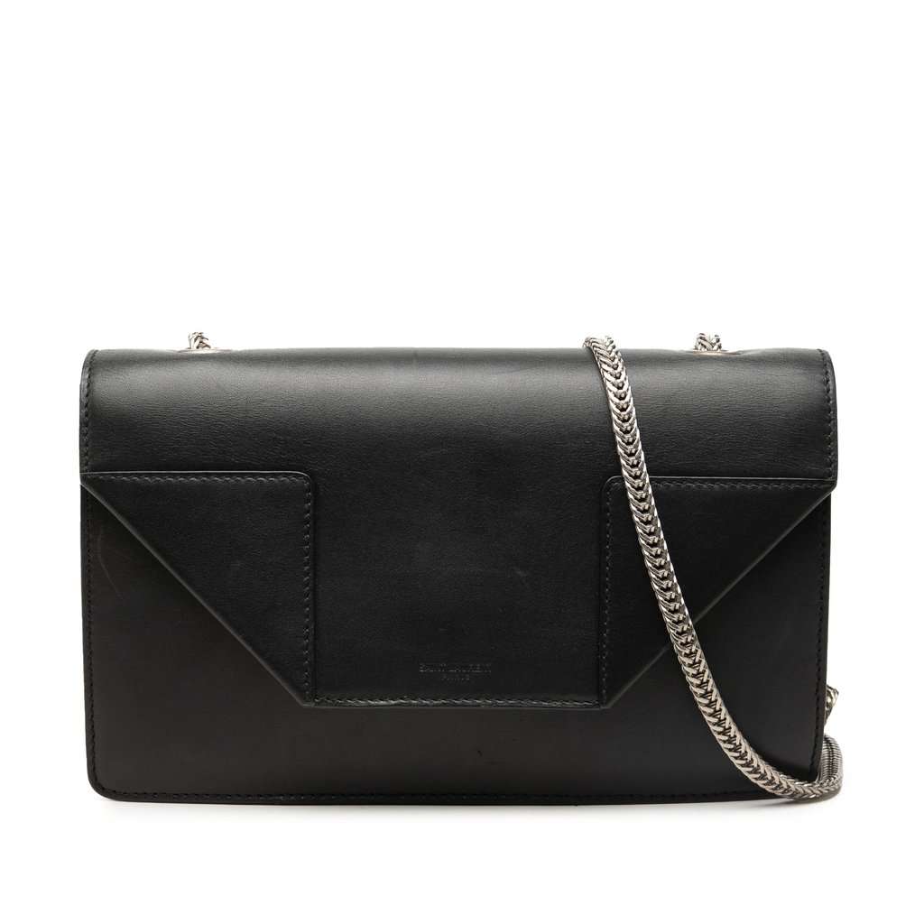 Saint Laurent Small Leather Betty Crossbody Black Leather Very good - Front View
