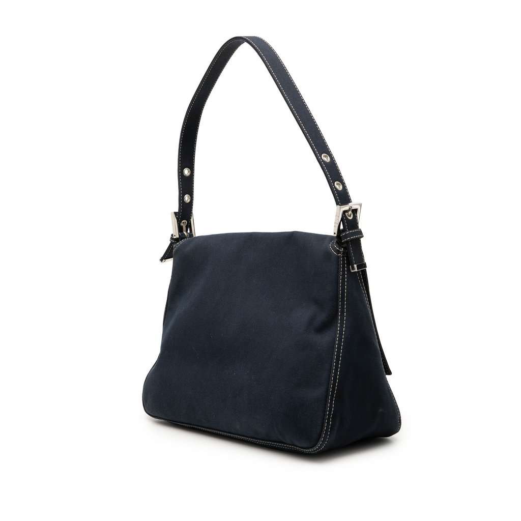 Fendi Canvas FF Marble Mamma Forever Blue Very good condition - Back View
