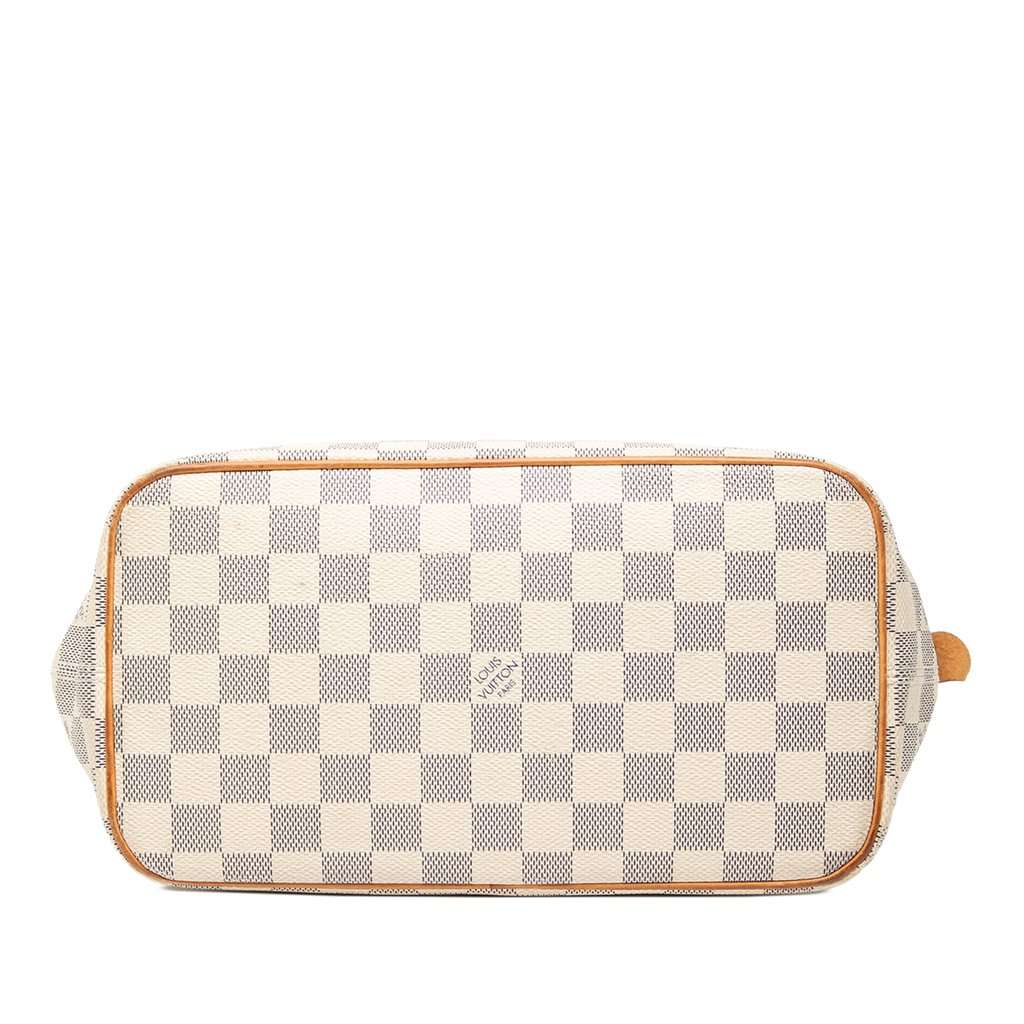 Louis Vuitton Damier Azur Saleya PM White Very good condition - Inside View