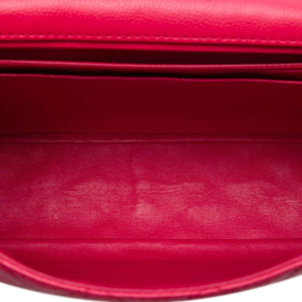 Chanel Jumbo Classic Caviar Single Flap Pink Leather Very good condition - Model View
