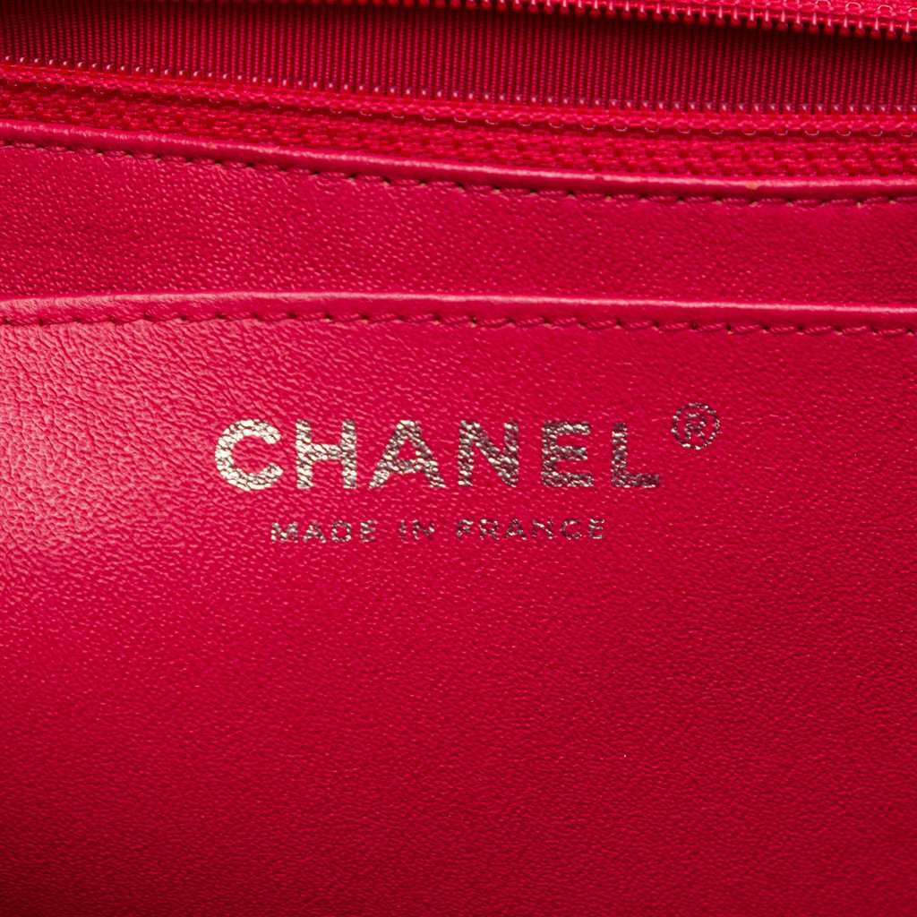 Chanel Jumbo Classic Caviar Single Flap Pink Leather Very good condition - Box View