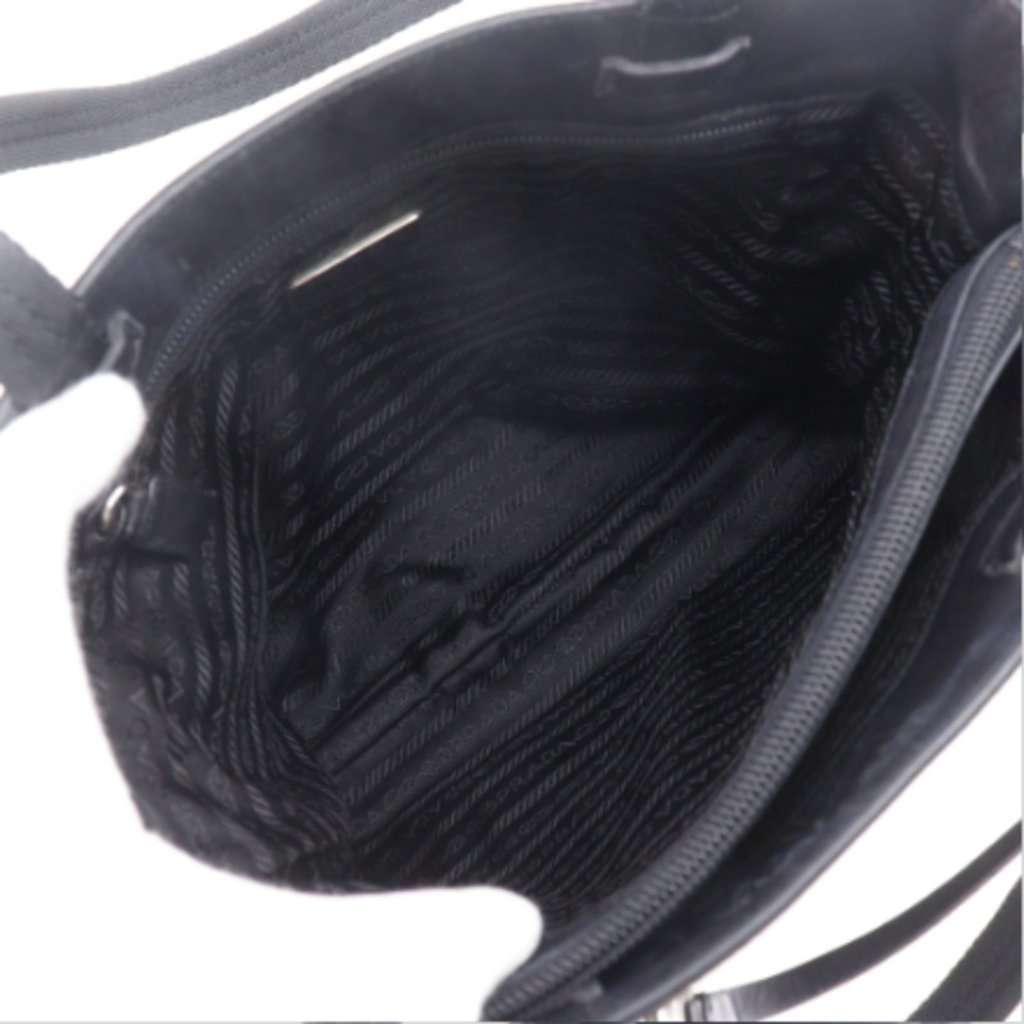 Prada Tessuto Tote Black Very good - Model View