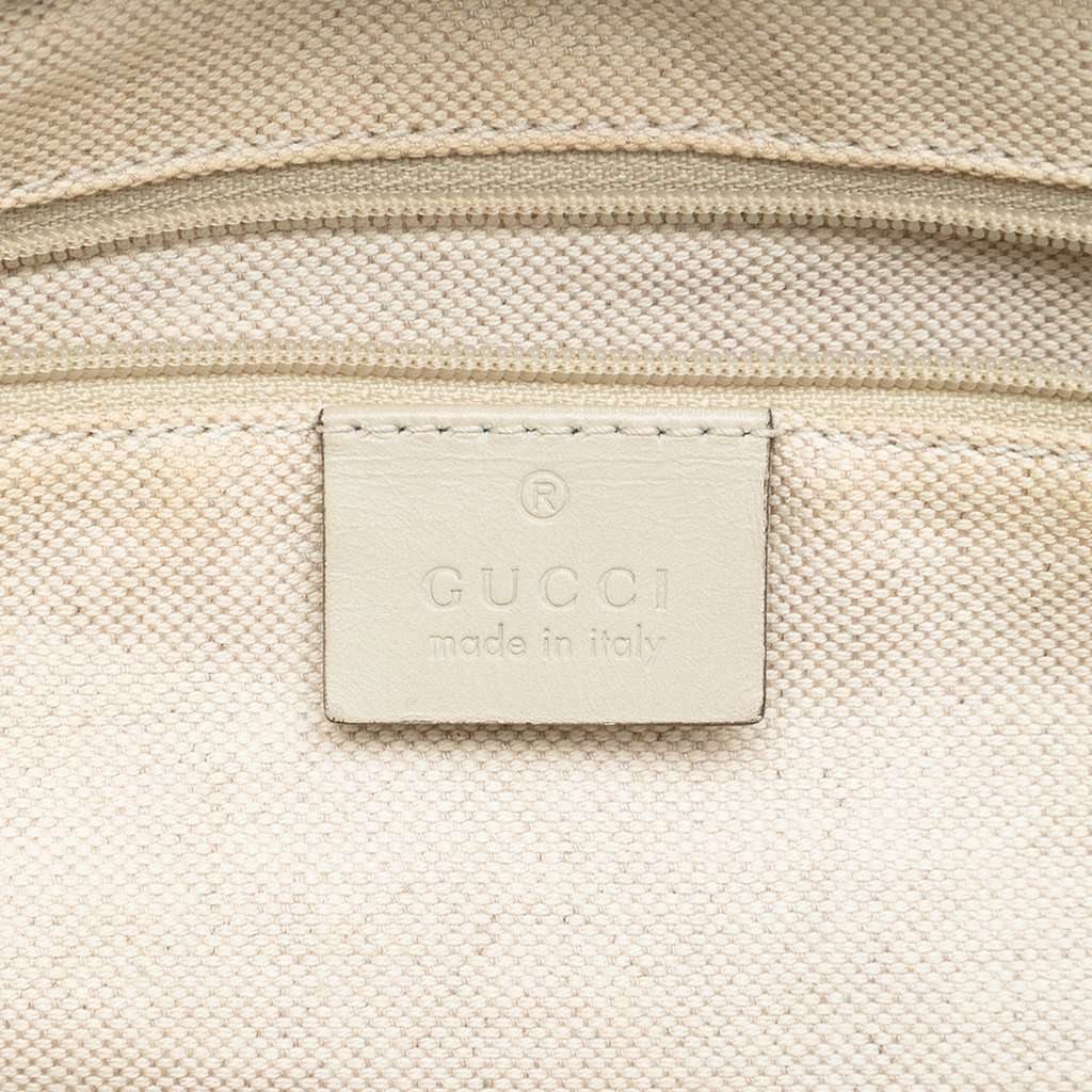 Gucci GG Canvas Sukey Satchel Beige Very good - Box View