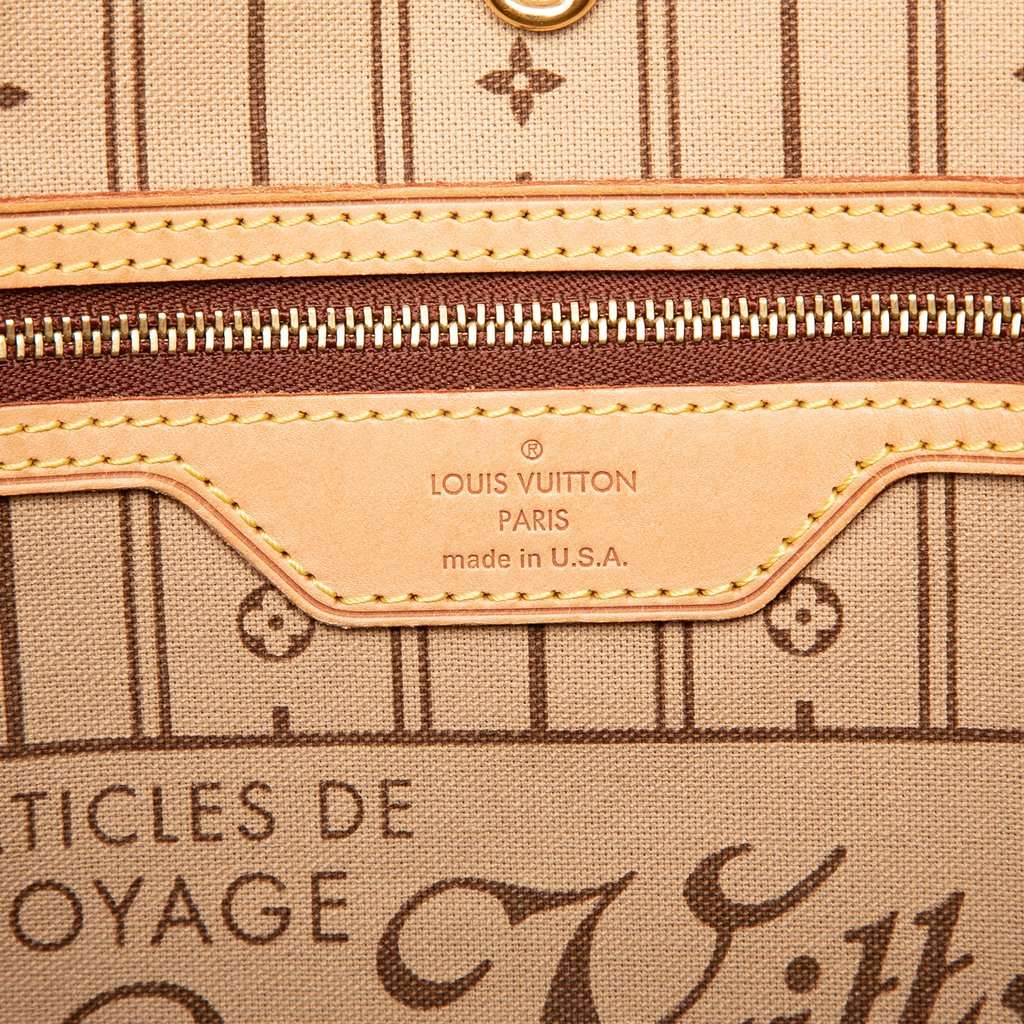 Louis Vuitton Monogram Neverfull MM Brown Very good - Box View