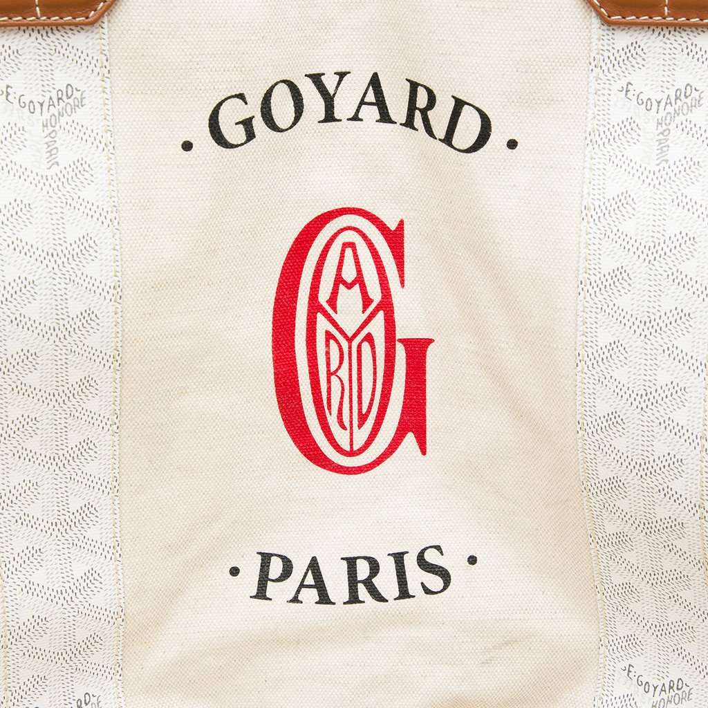 Goyard Goyardine Reversible Belharra Tote White Very good - Box View