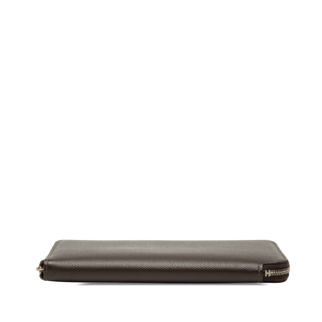 Hermès Epsom Silk In Classique Long Wallet Brown Leather Very good - Inside View