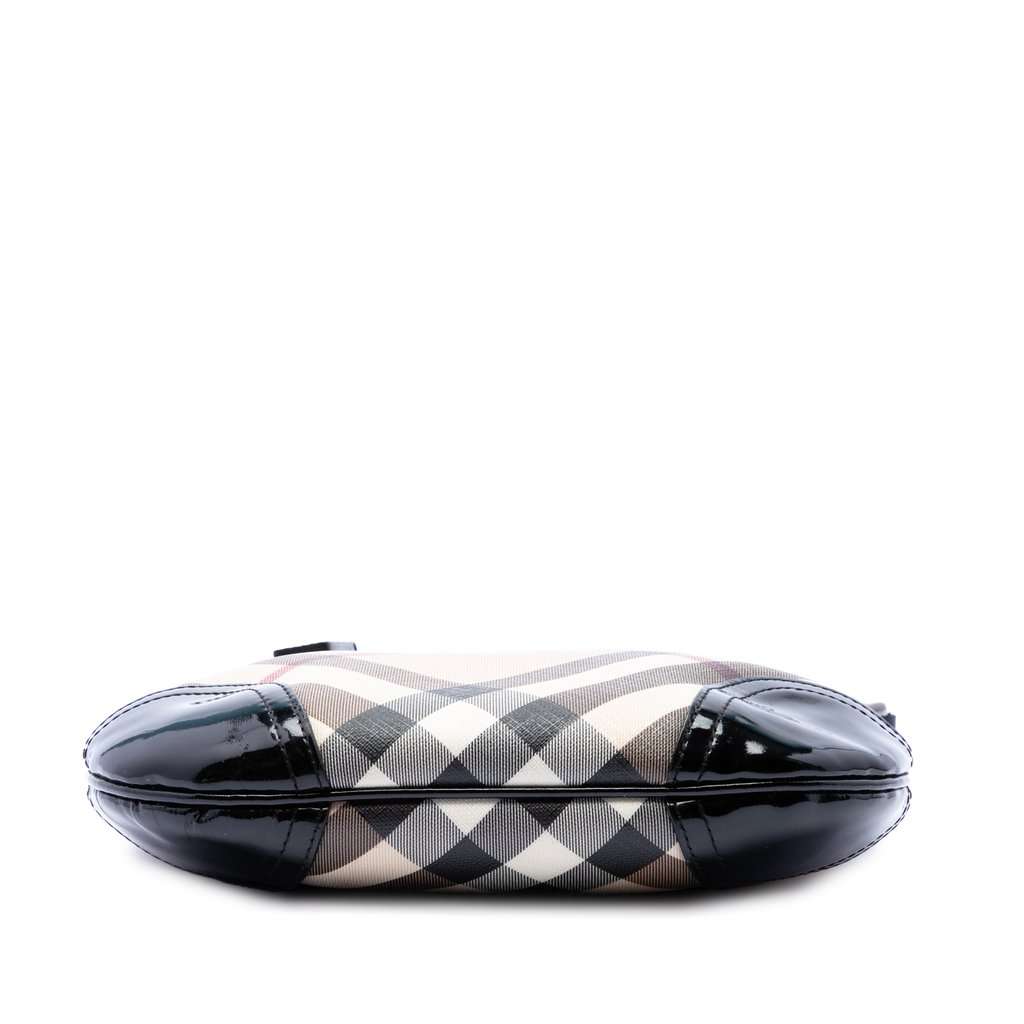 Burberry Supernova Check Coated Canvas Dryden Crossbody Beige Very good condition - Inside View
