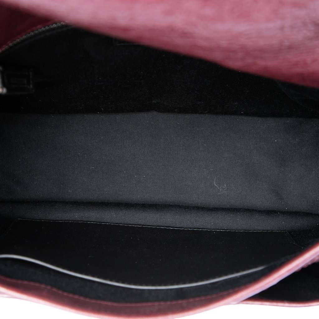 Saint Laurent Medium Crinkled Calfskin Niki Red Leather Very good condition - Model View
