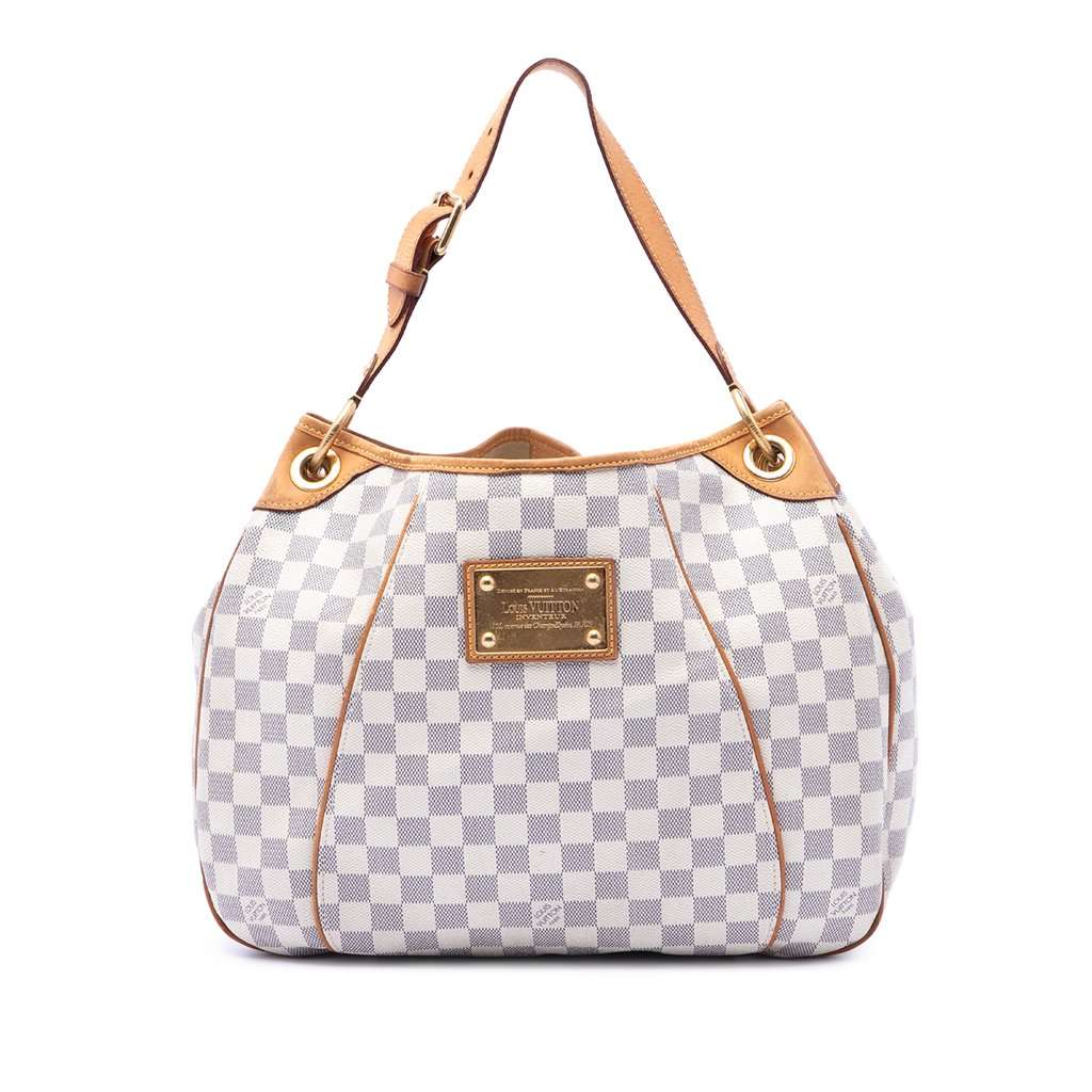 Louis Vuitton Damier Azur Galliera PM White Very good - Front View