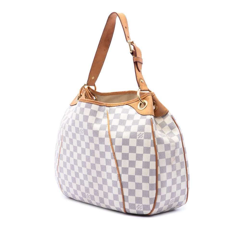 Louis Vuitton Damier Azur Galliera PM White Very good - Back View