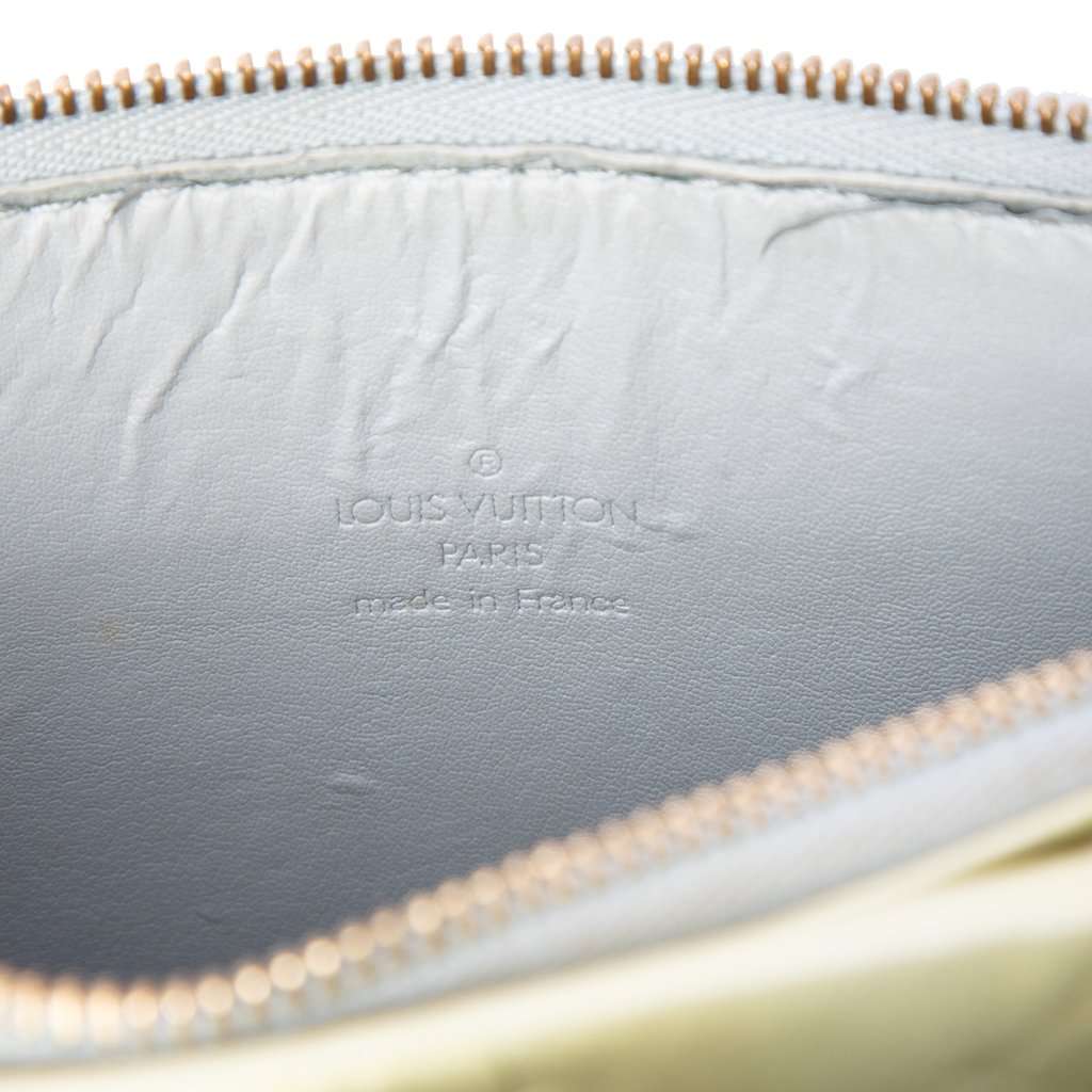 Louis Vuitton Monogram Vernis Mat Mott White Leather Very good - Box View