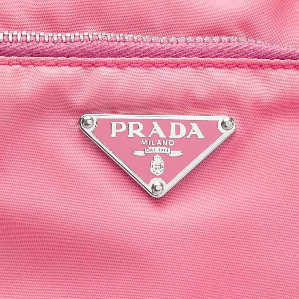 Prada Tessuto Camera Bag Pink Very good - Box View