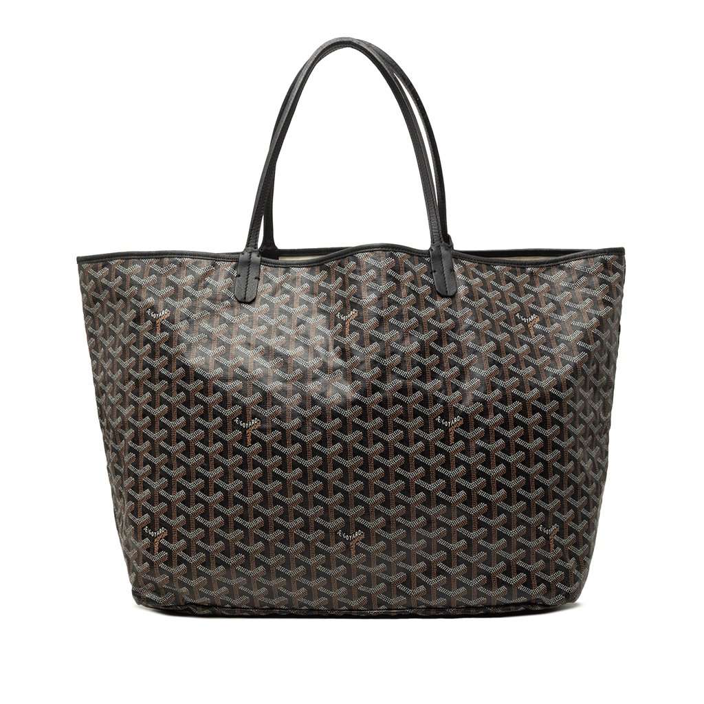 Goyard Goyardine Saint Louis GM Black Very good - Front View