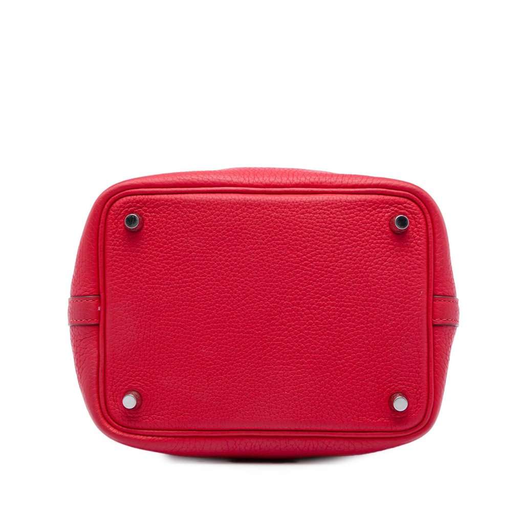 Hermès Clemence Picotin Lock 18 Red Leather Very good - Inside View